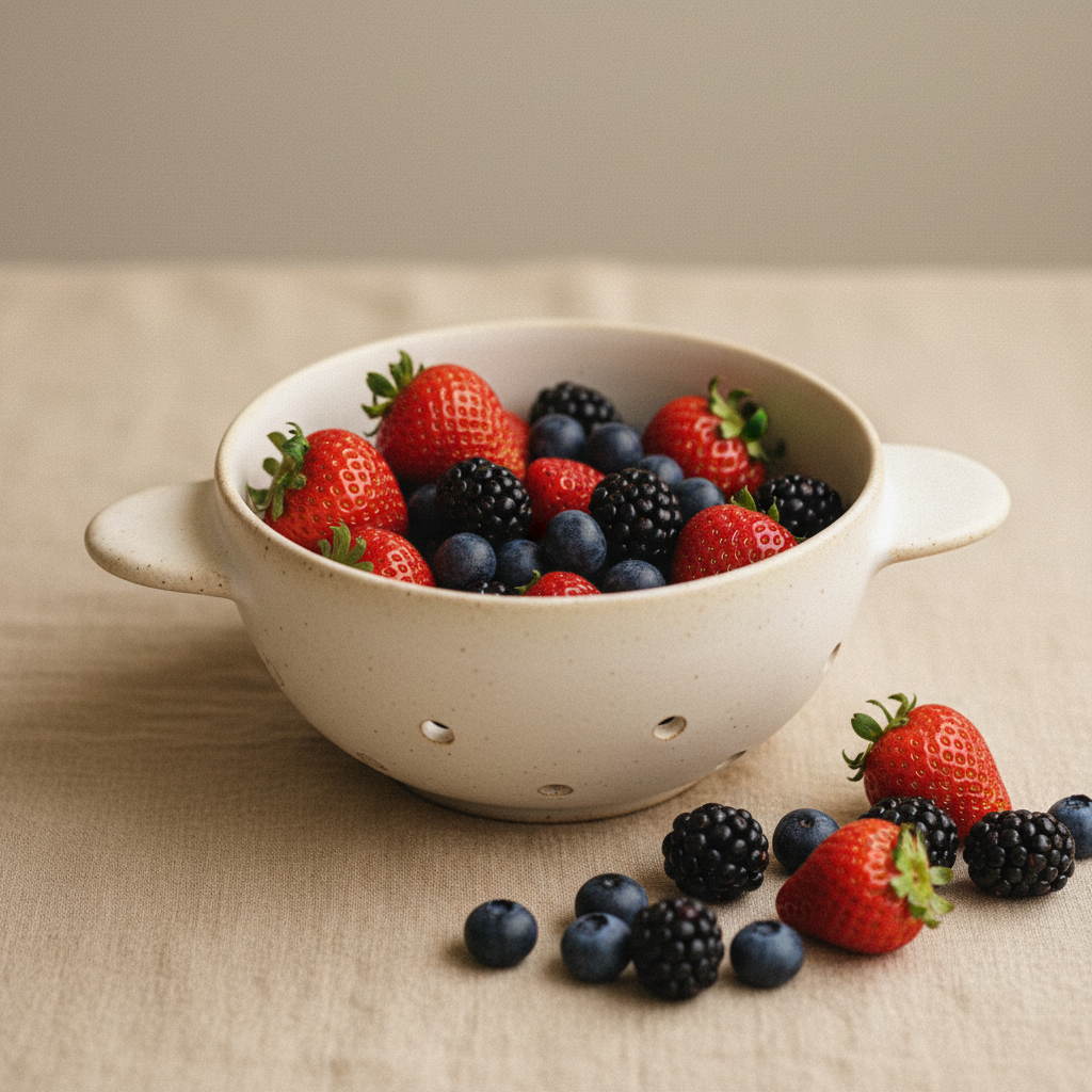 Ceramic Berry Colander