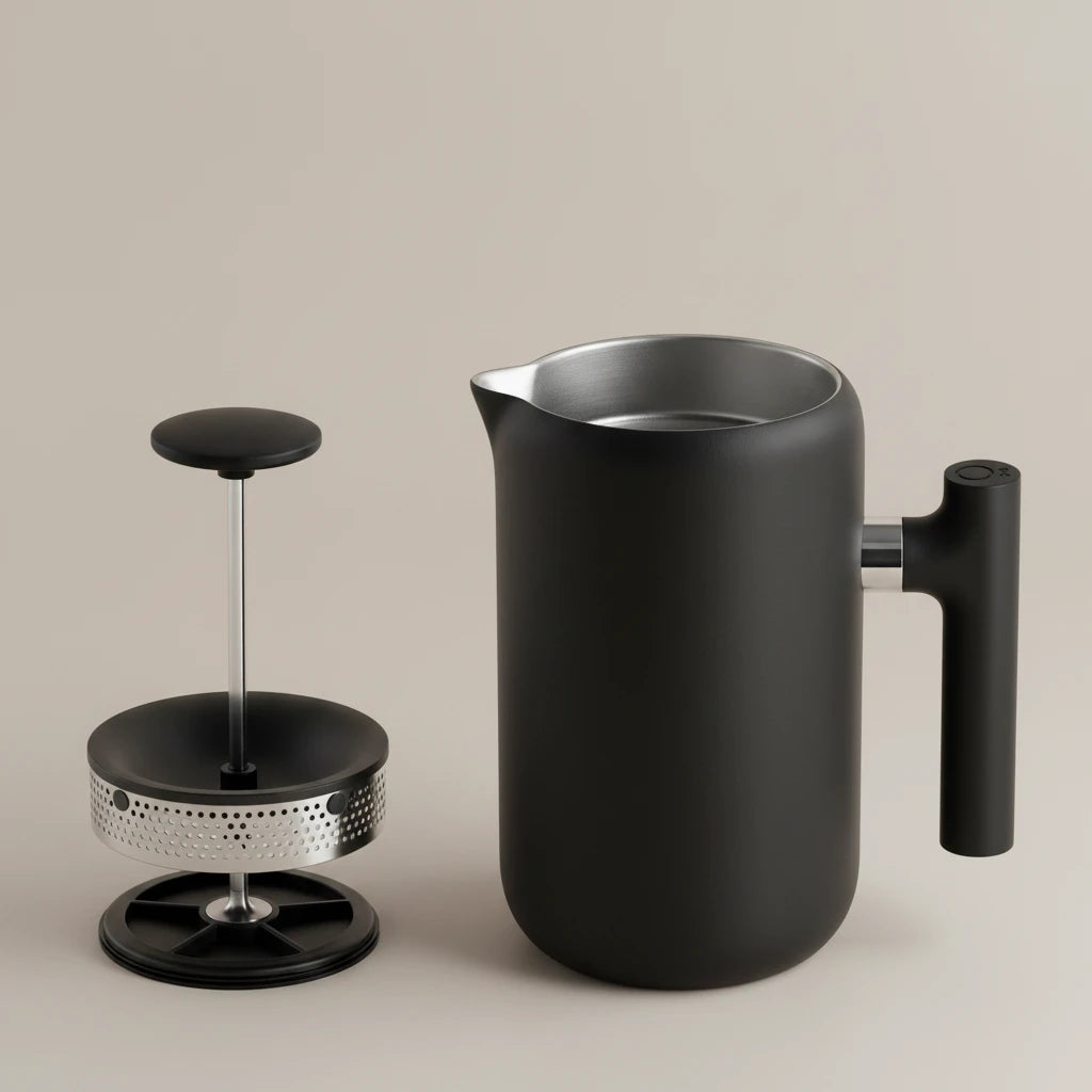 Clara French Press Matte Black