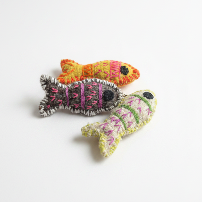 Handmade Fish Keychain