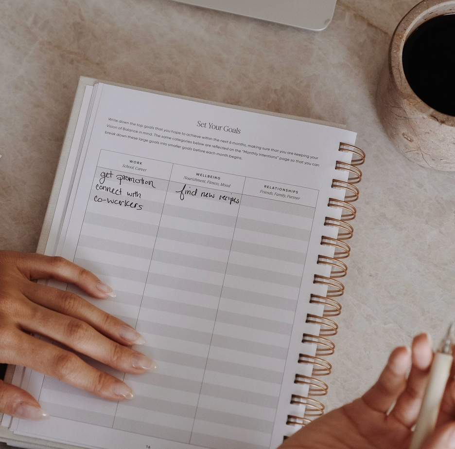 The Self Care Planner, Weekly Edition - Blush