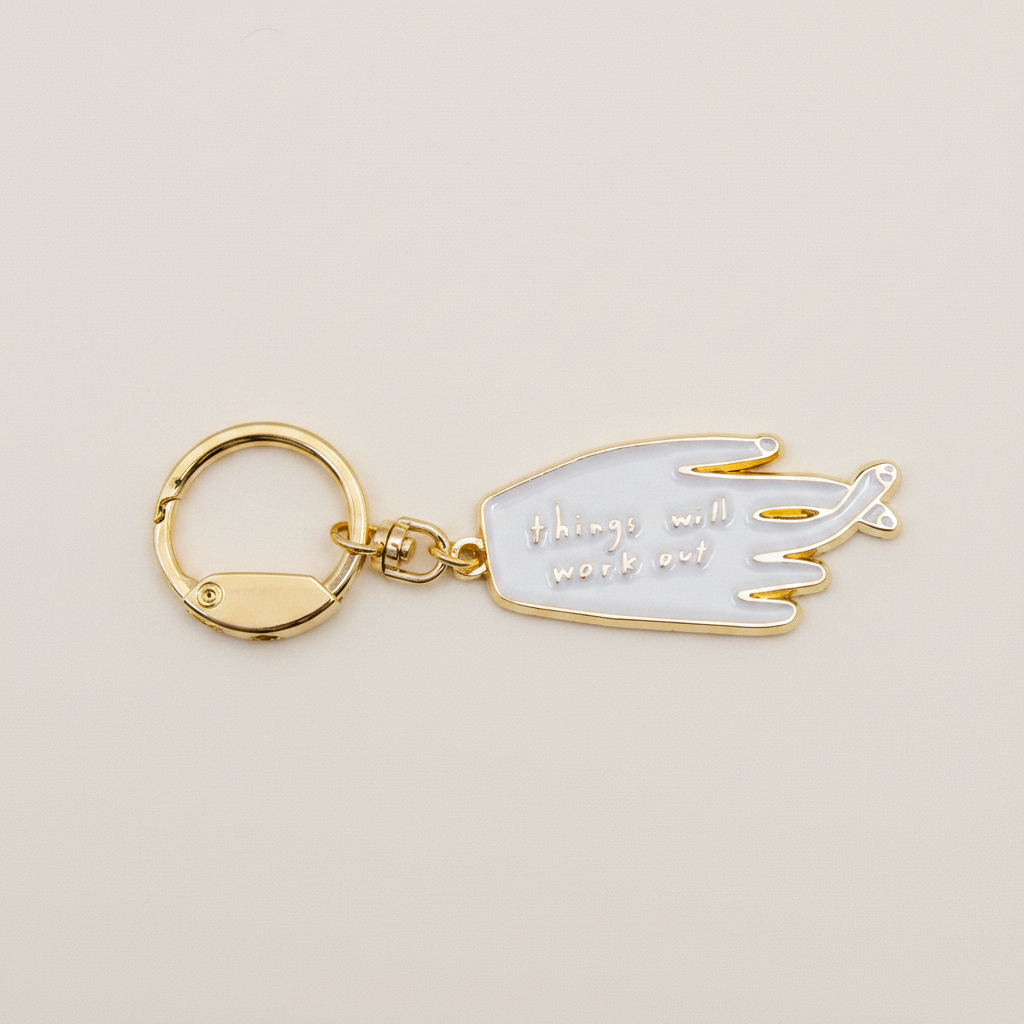 Things Will Work Out Bag Charm & Keychain