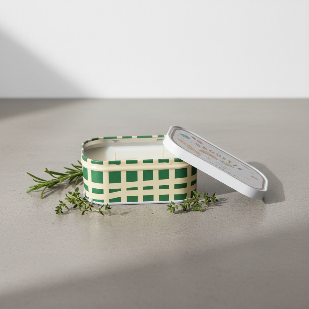 Rosemary thyme candle