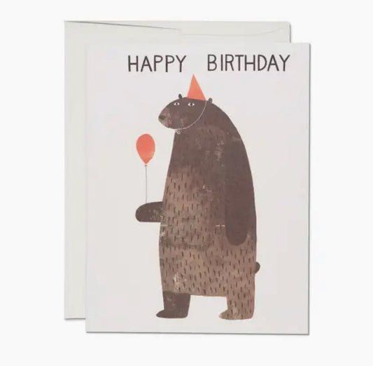 Happy Birthday Bear Card