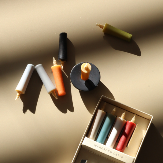 Candles and Holder