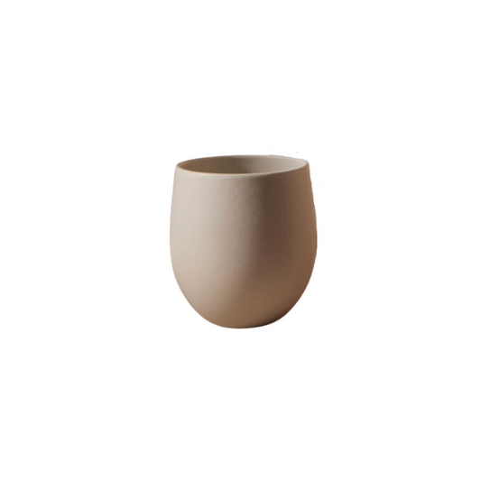Stoneware Cup Matte White