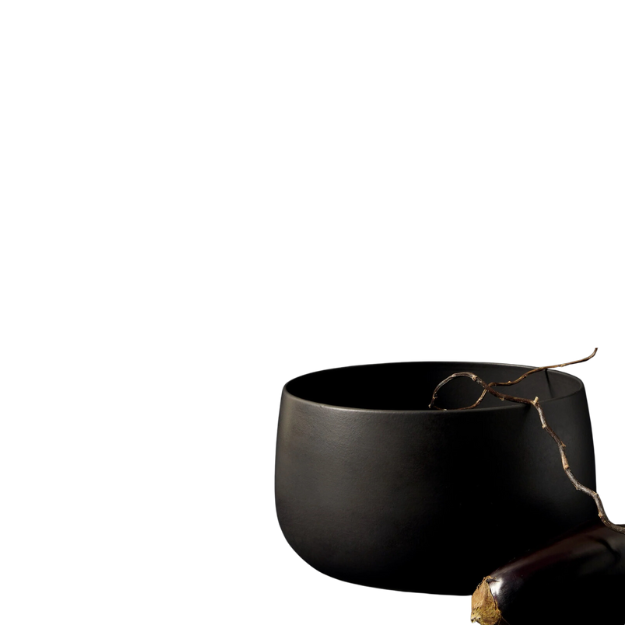 Stoneware Serving Bowl Black