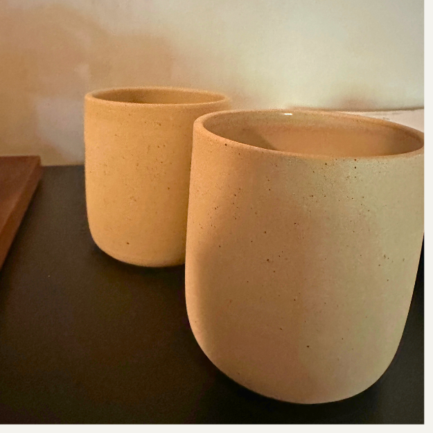 Set of ceramic cups