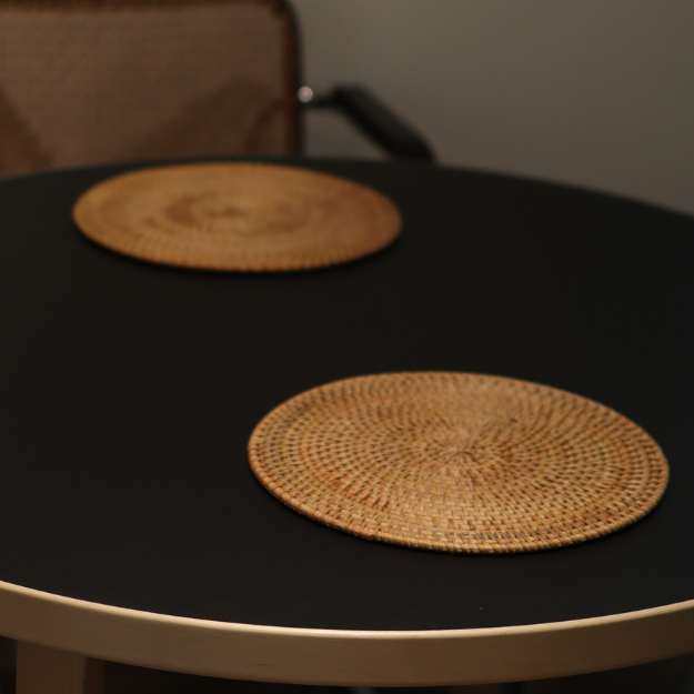Natural Hand Woven Rattan Placemats (4)