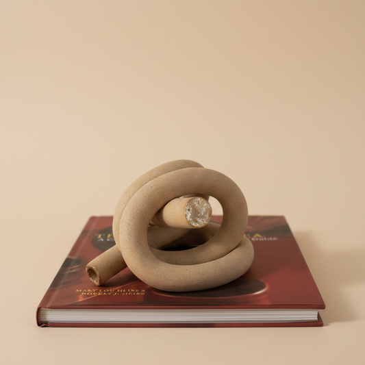Ceramic Knot Camel Color - Big