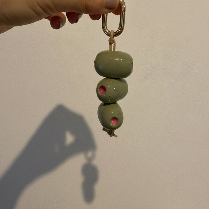 Ceramic Olive Charm