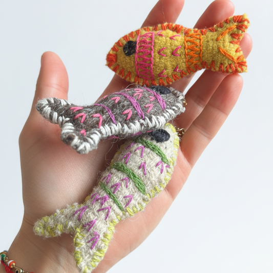 Handmade Fish Keychain