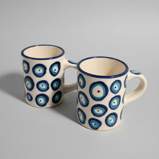 Blue Evil Eye Good Luck Mugs