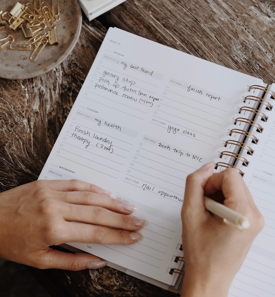 The Self Care Planner, Weekly Edition - Blush