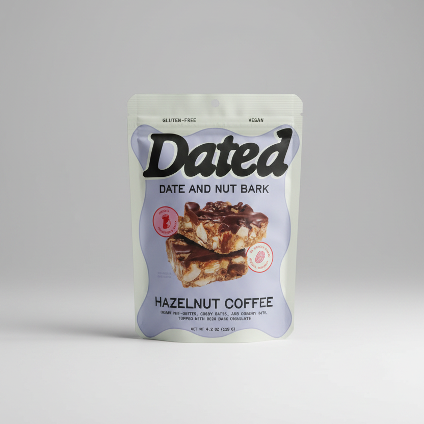 Hazelnut Coffee Date & Nut Bark
