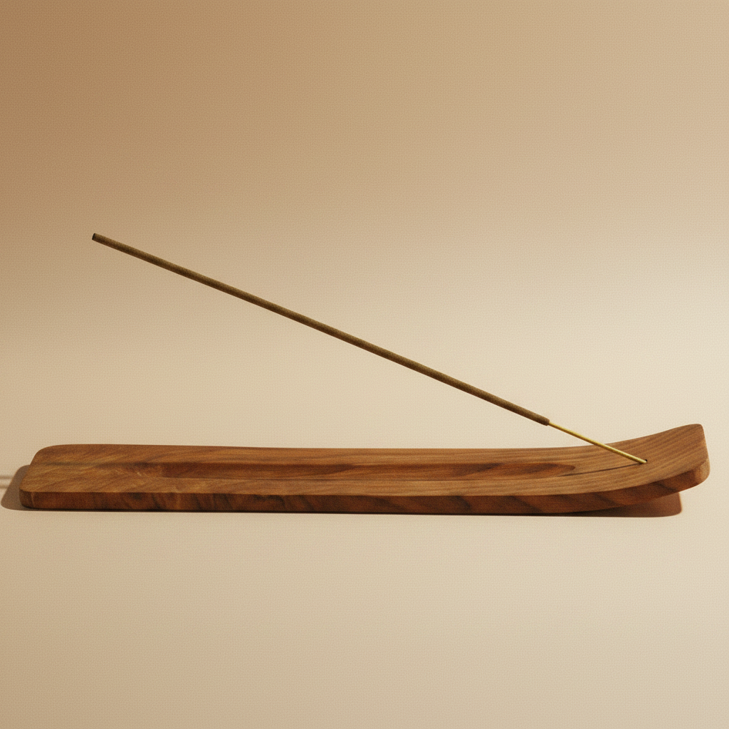 Plain Wooden Incense Holde