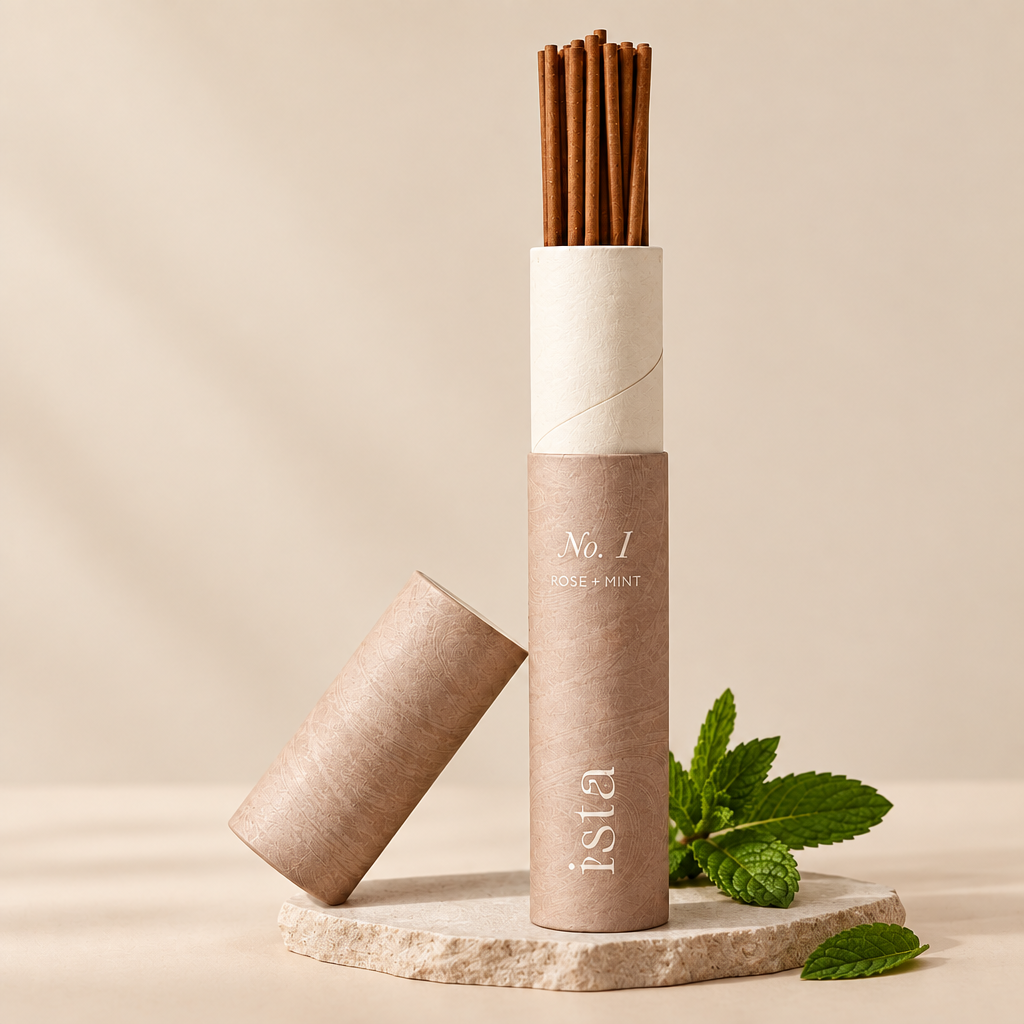 Rose & Mint All Natural Botanical Incense