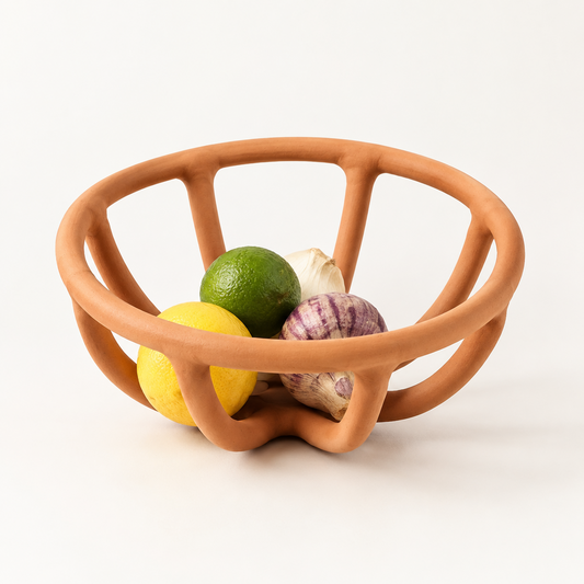 Prong Fruit Bowl, Terracotta | Small