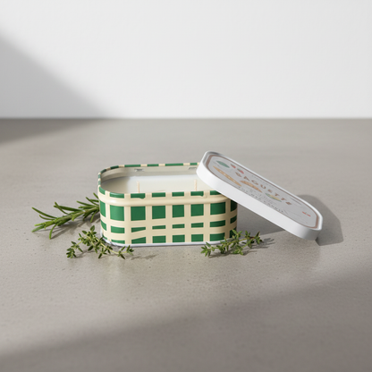 Rosemary thyme candle