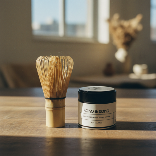 Koko & Soko Organic Matcha & Whisker lifestyle photo