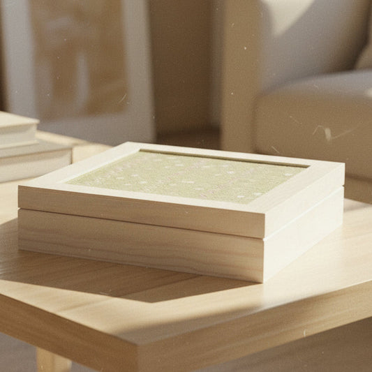 Tea Box Big - Light green (12 in x 12 in x 3 in)